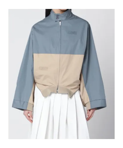 Mm6 Maison Margiela Colourblock High Neck Jacket