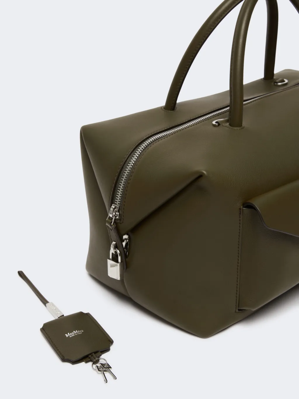 Large Shoulder Bag With Pockets