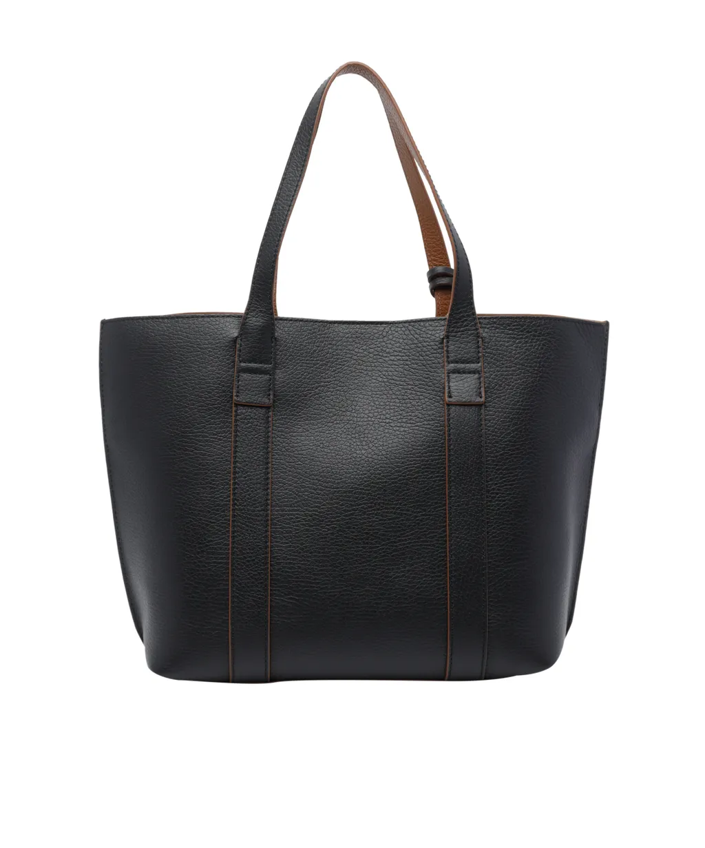 Hogan Logo Embossed Top Handle Bag