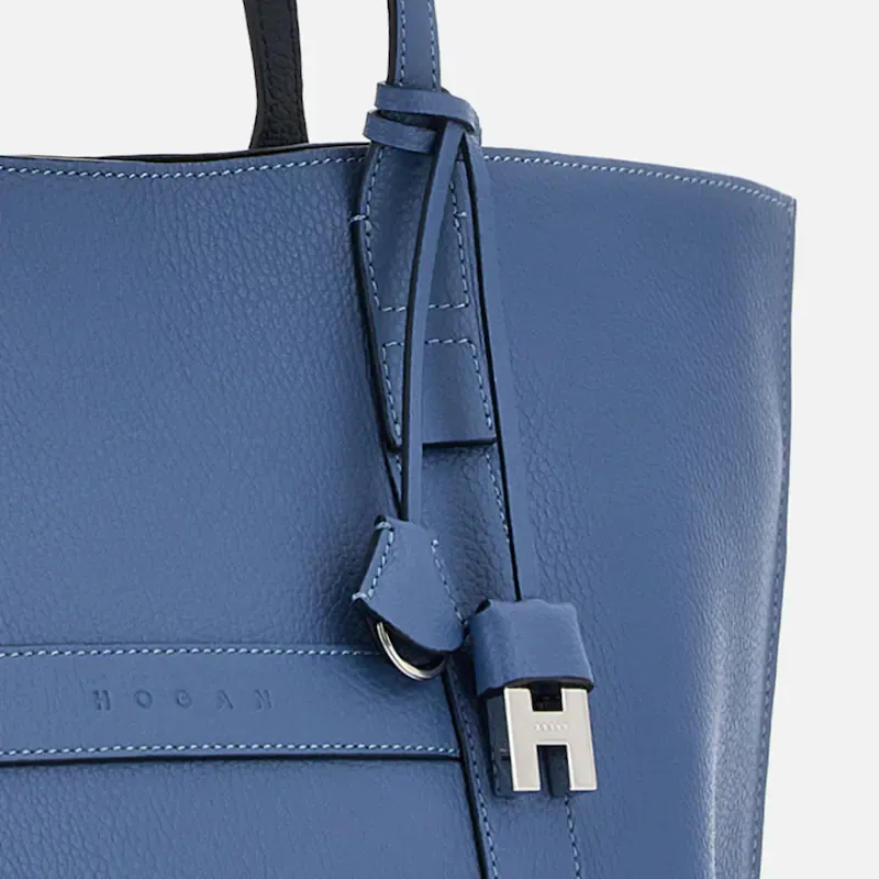 Hogan Hanging Accent Script Top Handle Bag
