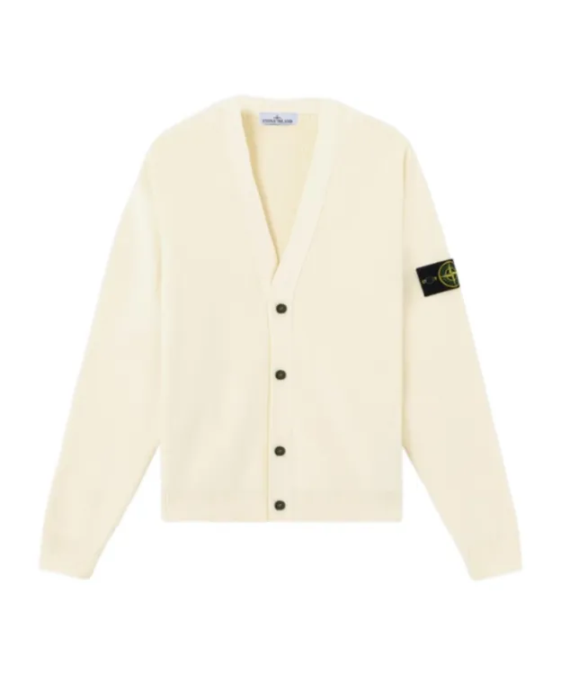 Button Ribbed Cardigan