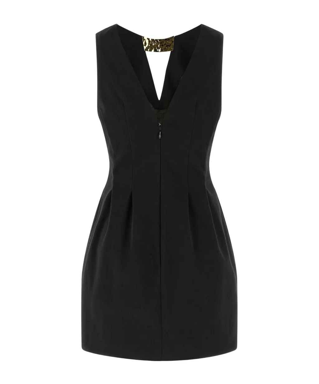 Elisabetta Franchi V-Neck Sleevless Mini Dress