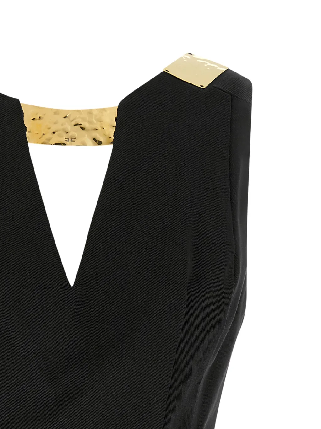 Elisabetta Franchi V-Neck Sleevless Mini Dress