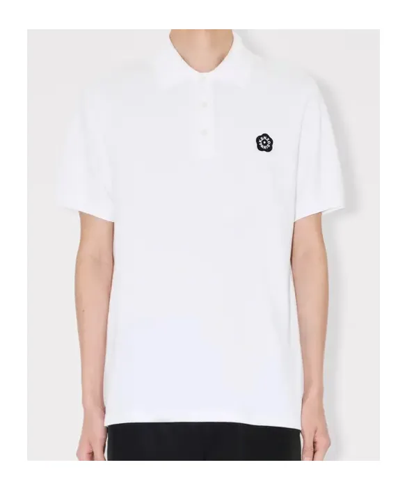 Kenzo Logo Embroidered Short-Sleeve Polo Shirt