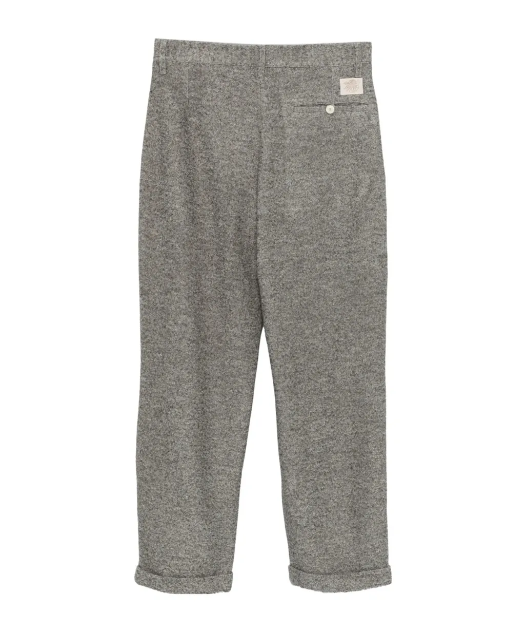 Pleated Cuffed Trousers
