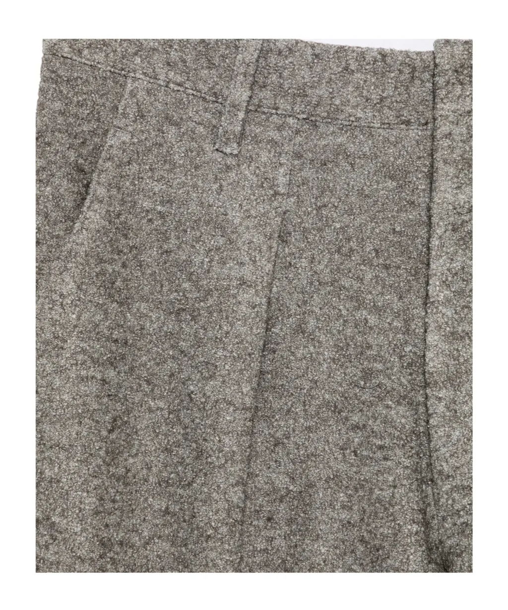 Pleated Cuffed Trousers