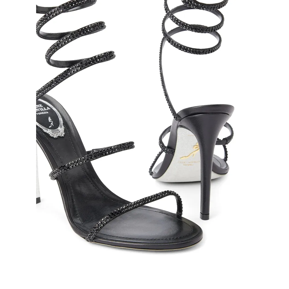 Round-Toed High-Heeled Sandals