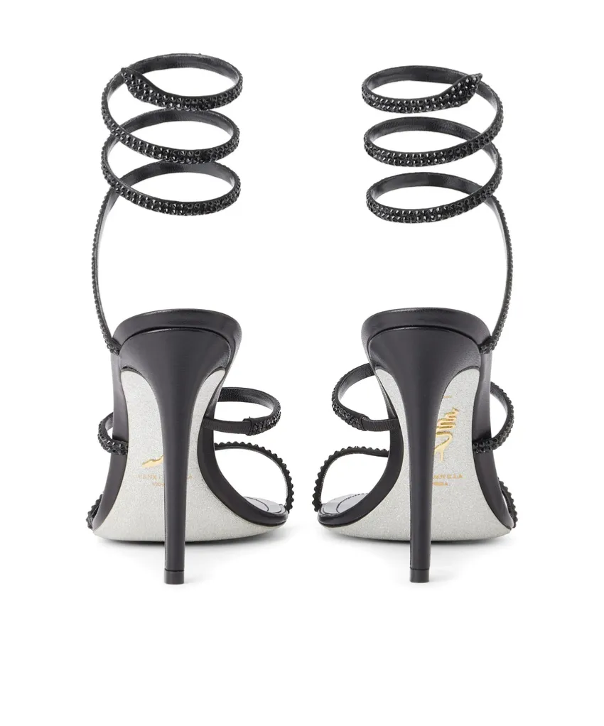 Round-Toed High-Heeled Sandals