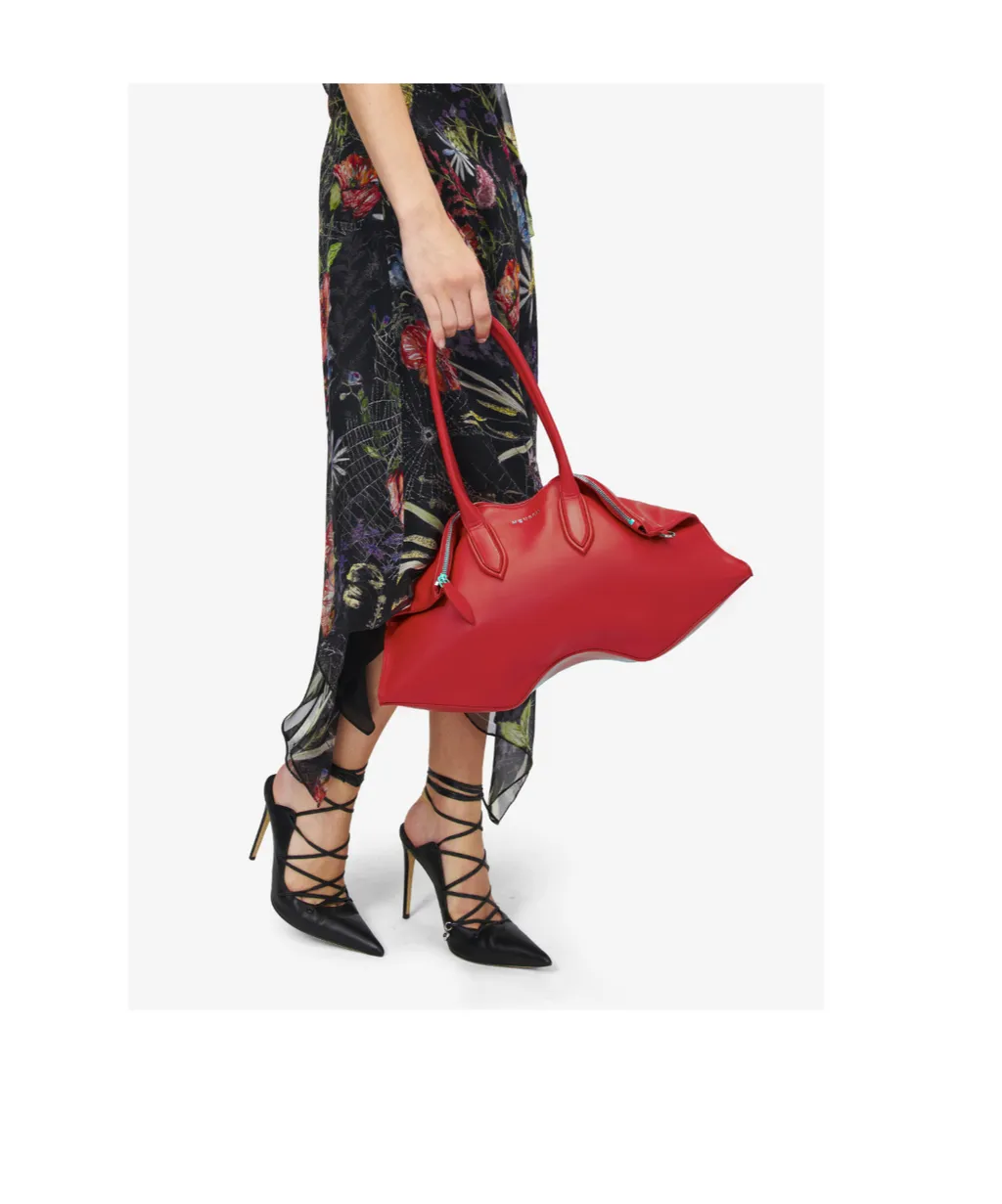 Alexander Mcqueen Manta Zip Shoulder Bag