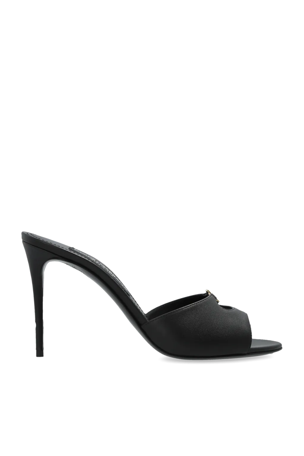 Dolce & Gabbana Logo Plaque Slip-On Mules