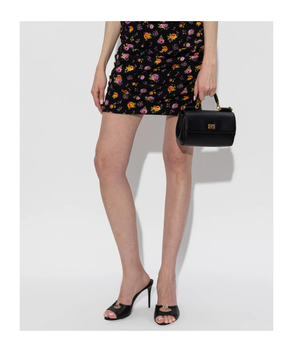 Dolce & Gabbana Logo Plaque Slip-On Mules