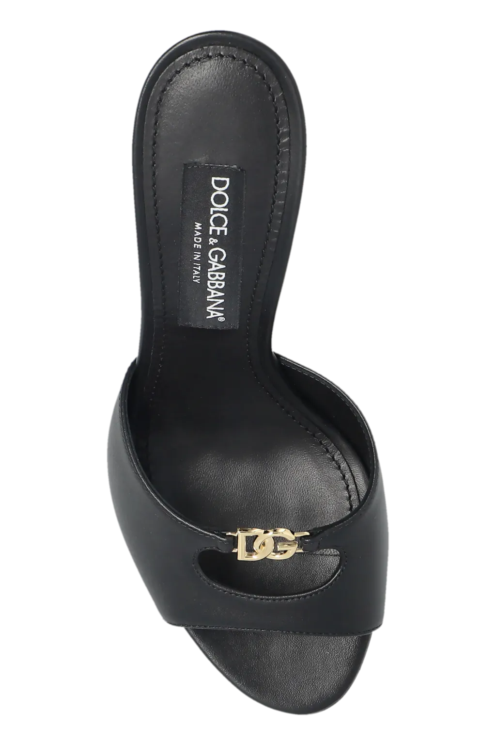 Dolce & Gabbana Logo Plaque Slip-On Mules