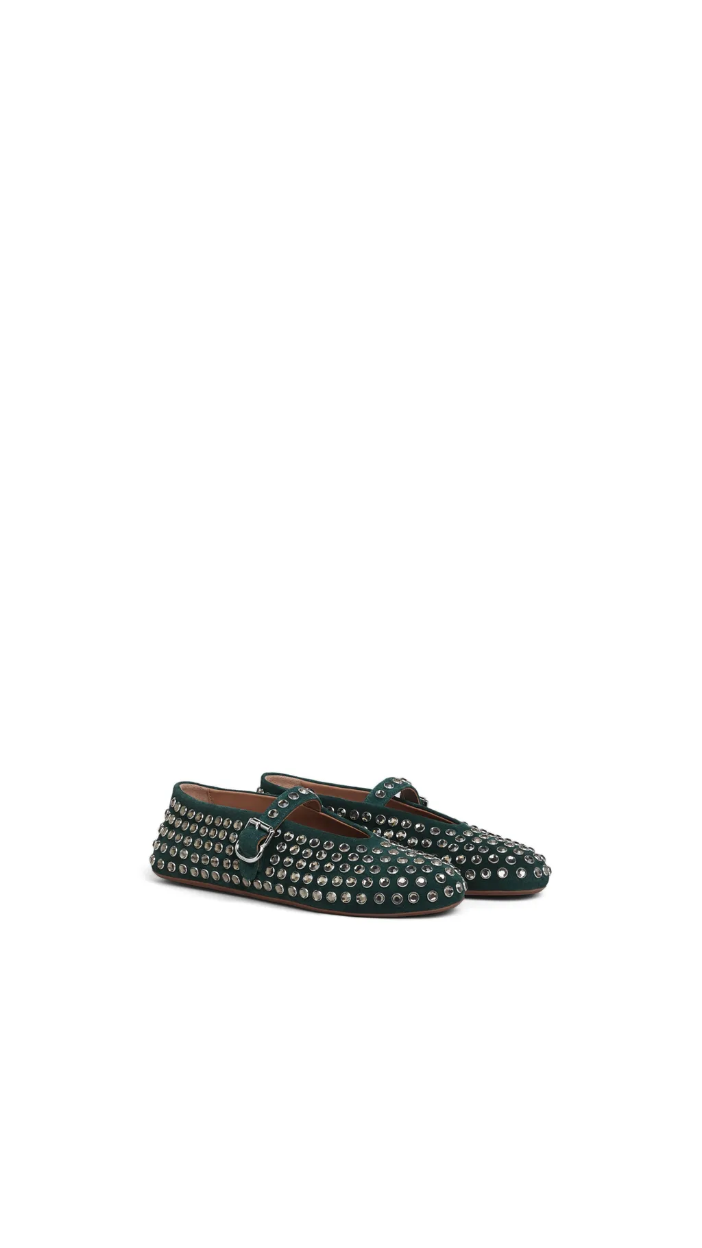Studded Buckle Strap Sneakers