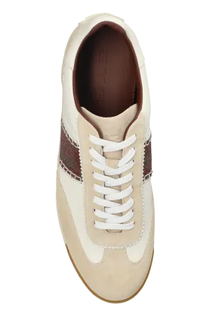 Etro Panelled Lace-Up Sneakers