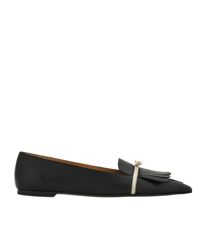 Ballet Flat With Mini Bow Detail