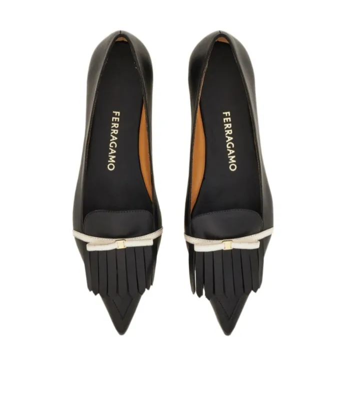 Ballet Flat With Mini Bow Detail