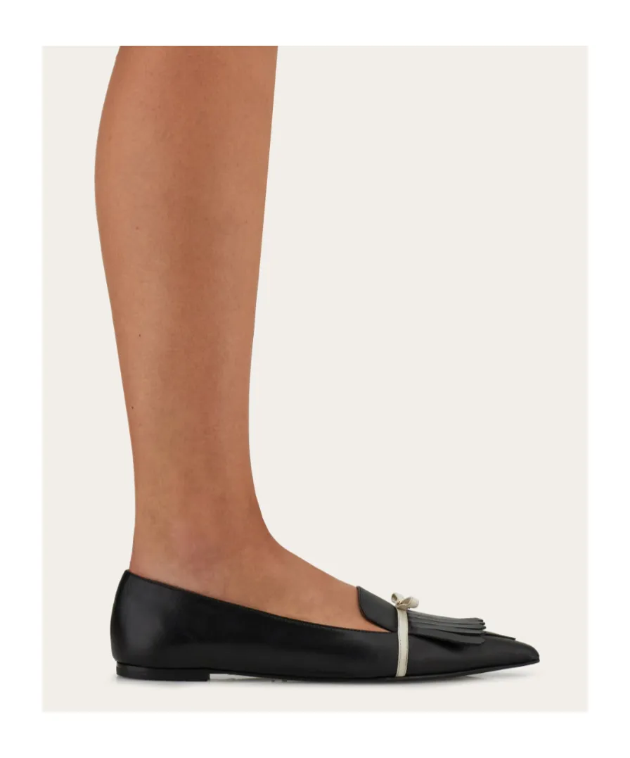 Ballet Flat With Mini Bow Detail