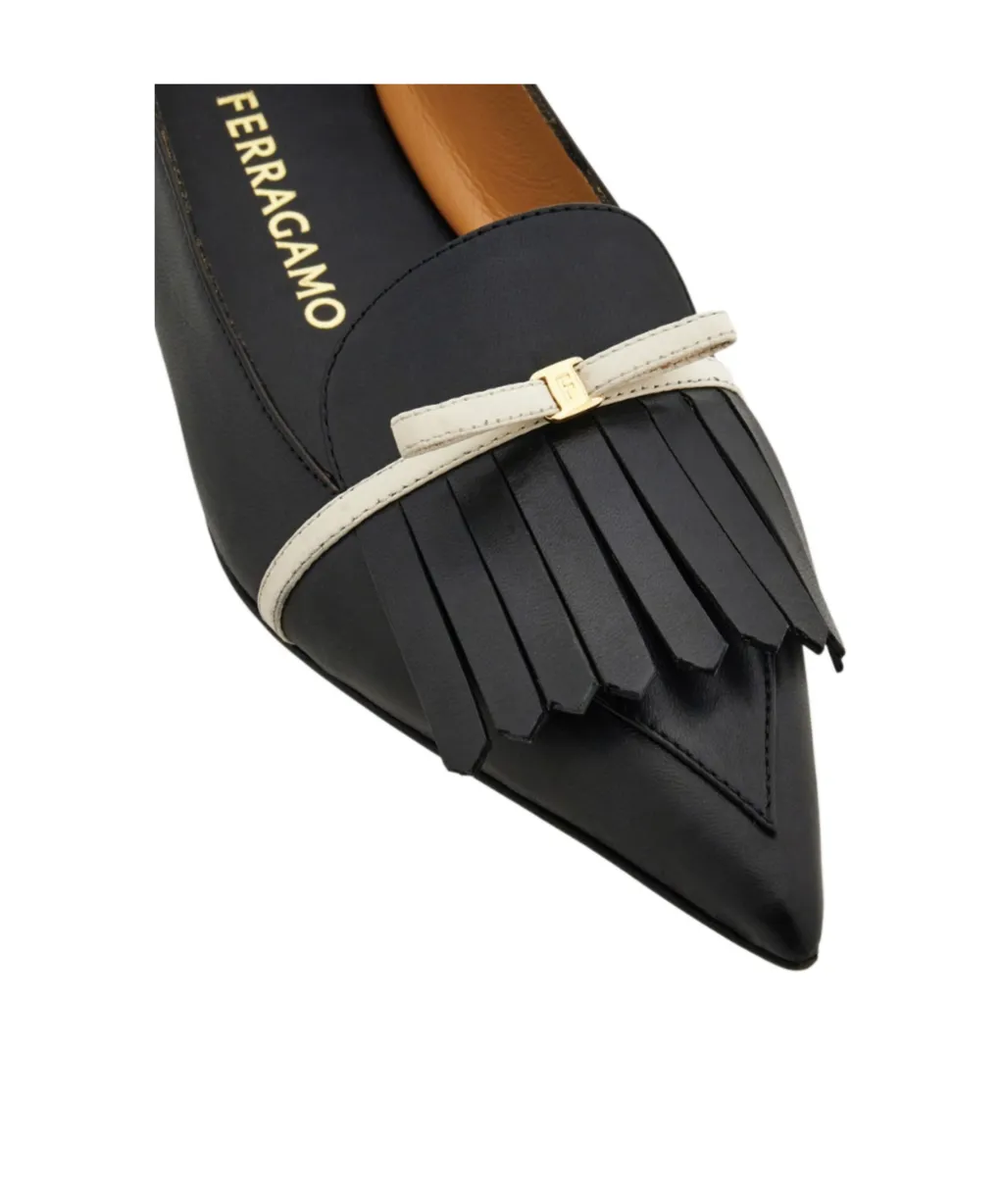 Ballet Flat With Mini Bow Detail
