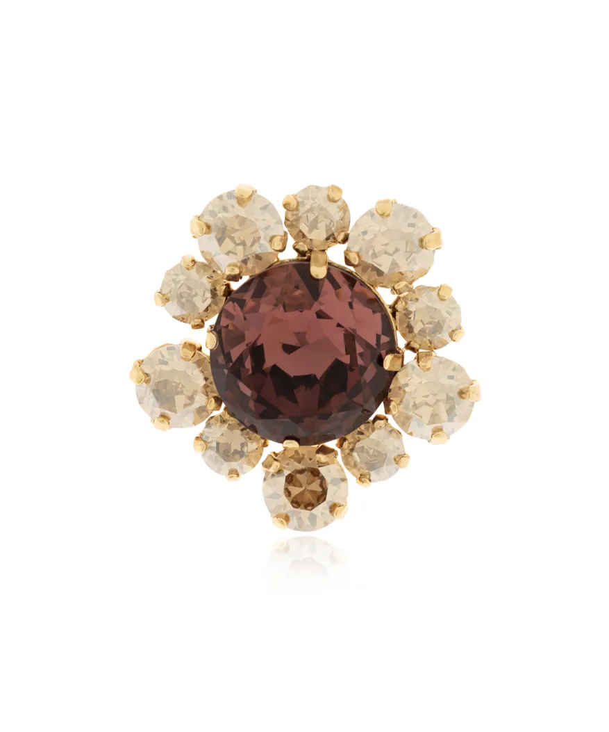 Dolce & Gabbana Floral Embellished Brooch