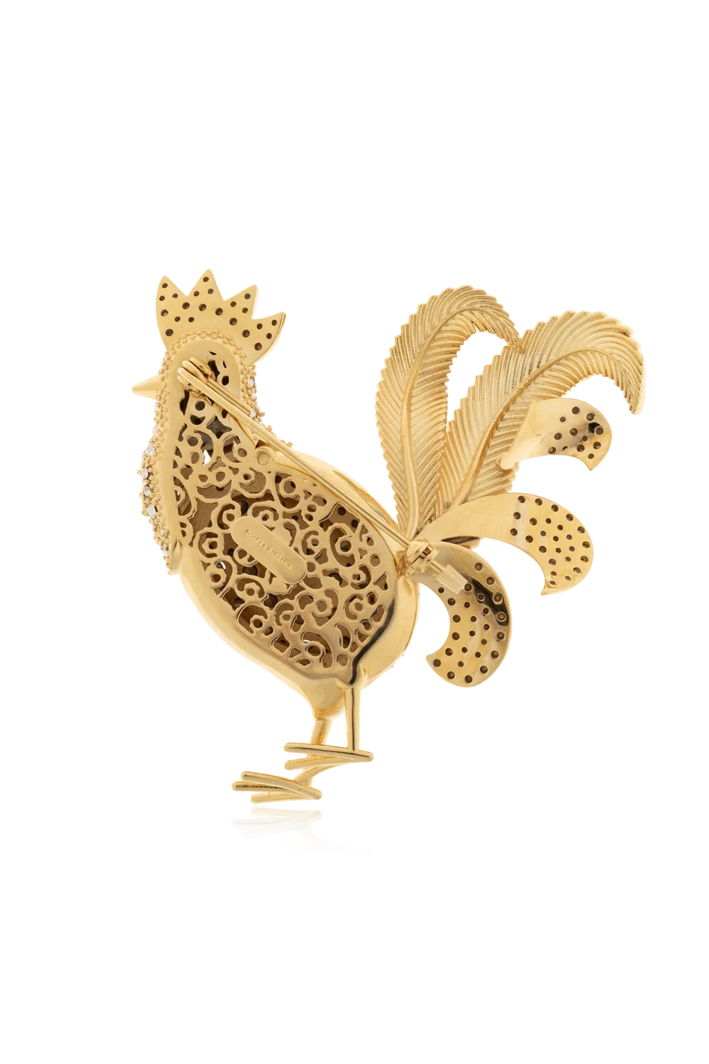 Dolce & Gabbana Sartoria Rooster Brooch