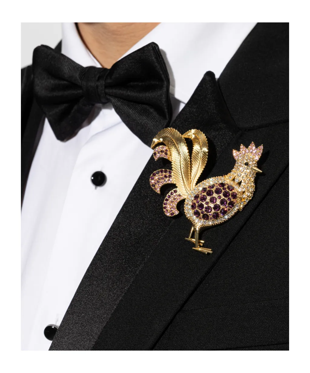 Dolce & Gabbana Sartoria Rooster Brooch