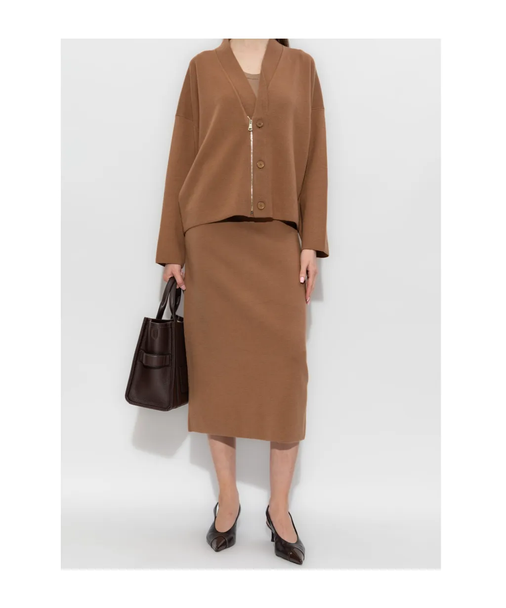 Seamless Cut Midi Skirt