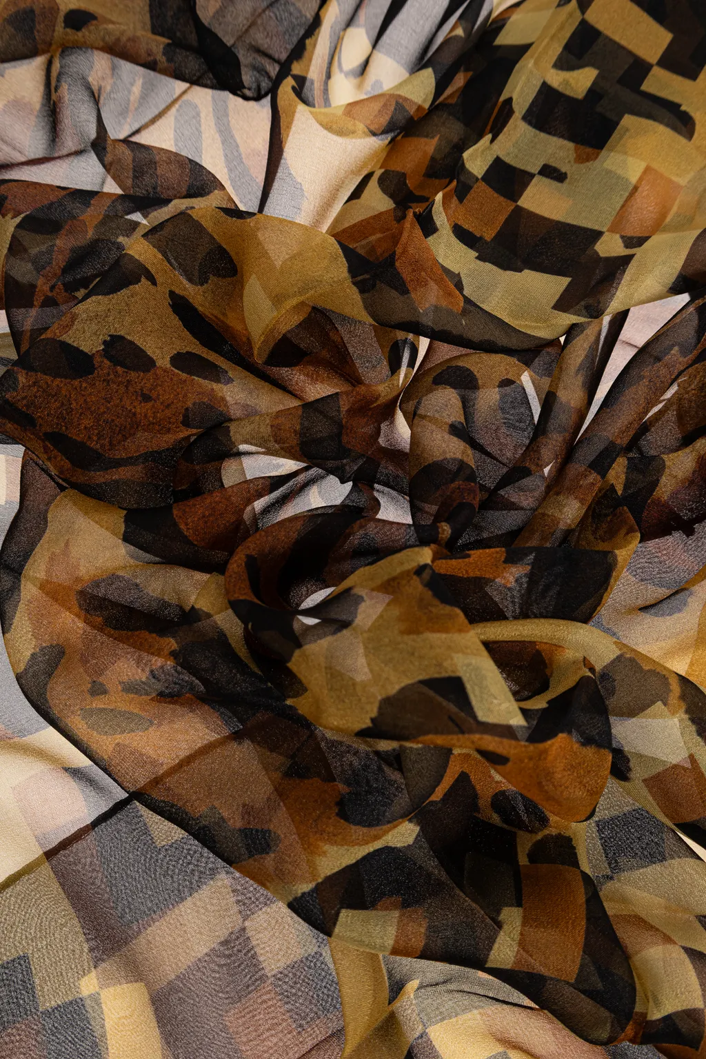 Moschino Geometric Printed Scarf