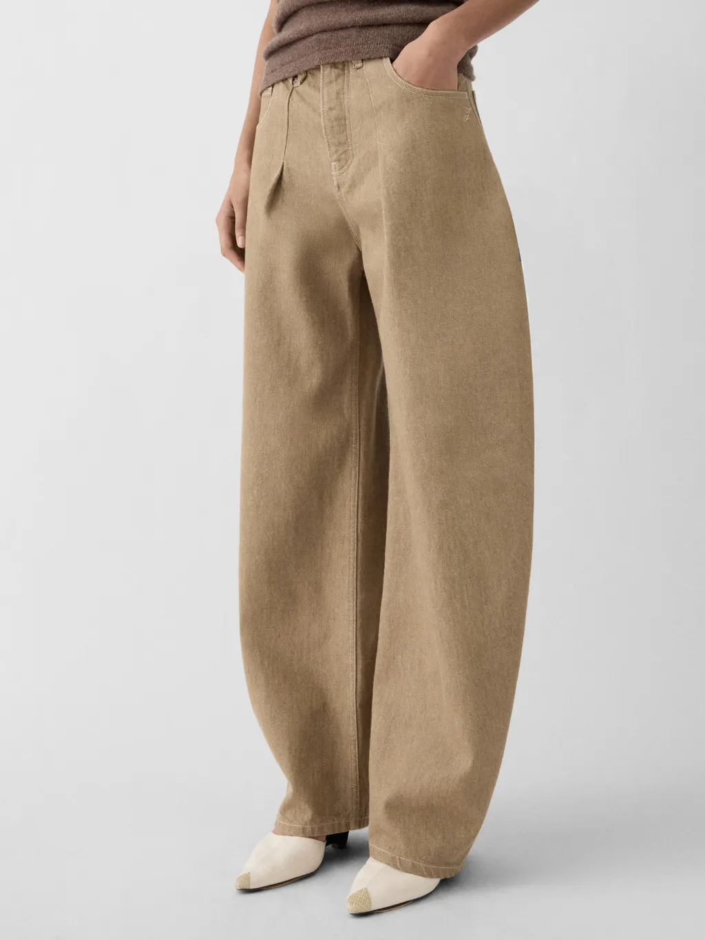 Jacquemus The Ovalo De-NÎMes Denim Jeans