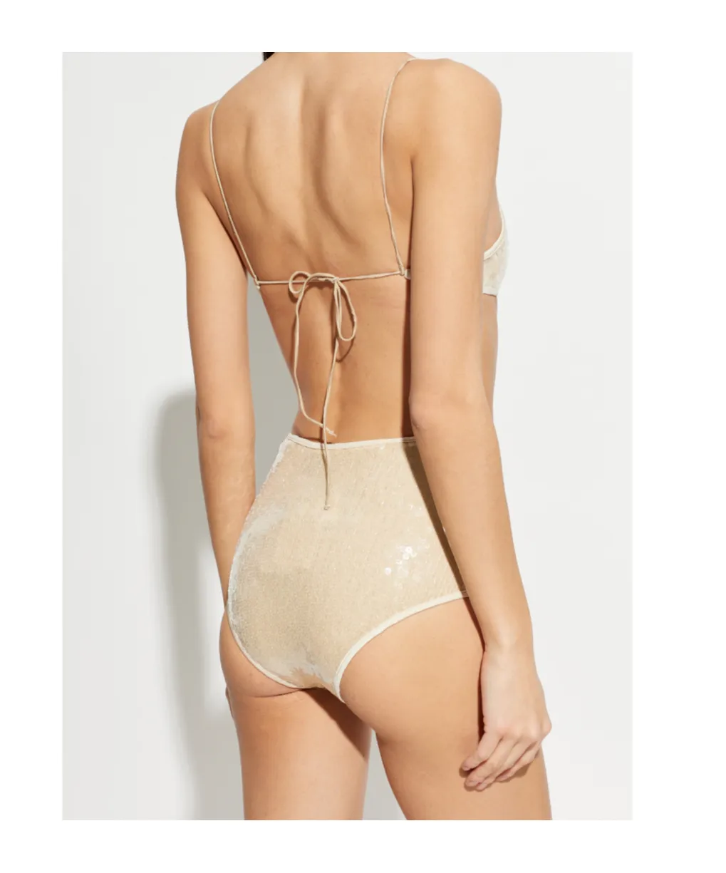 OsÉRee Squinned Two Piece Swimsuit