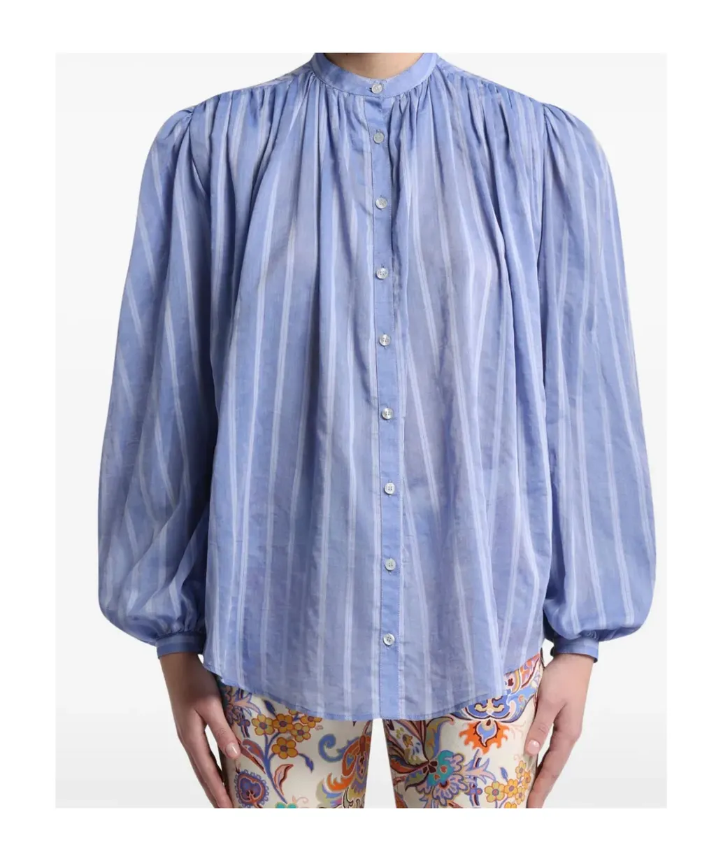 Striped Voile Shirt