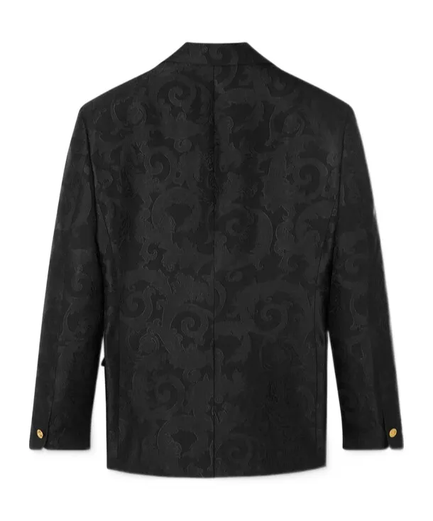 Versace Barocco Pattern Jacquard Blazer