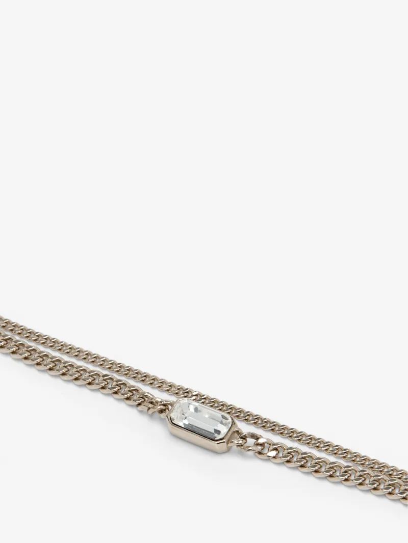 Alexander Mcqueen Skull Embellished Bracelet