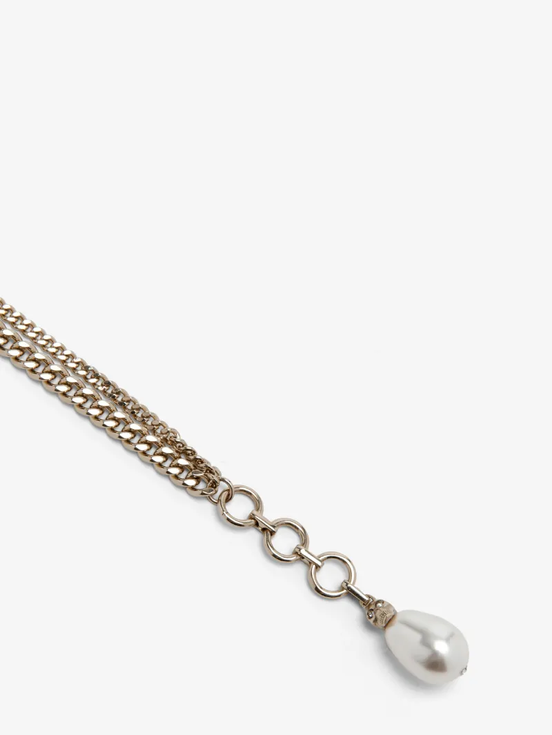 Alexander Mcqueen Skull Embellished Bracelet