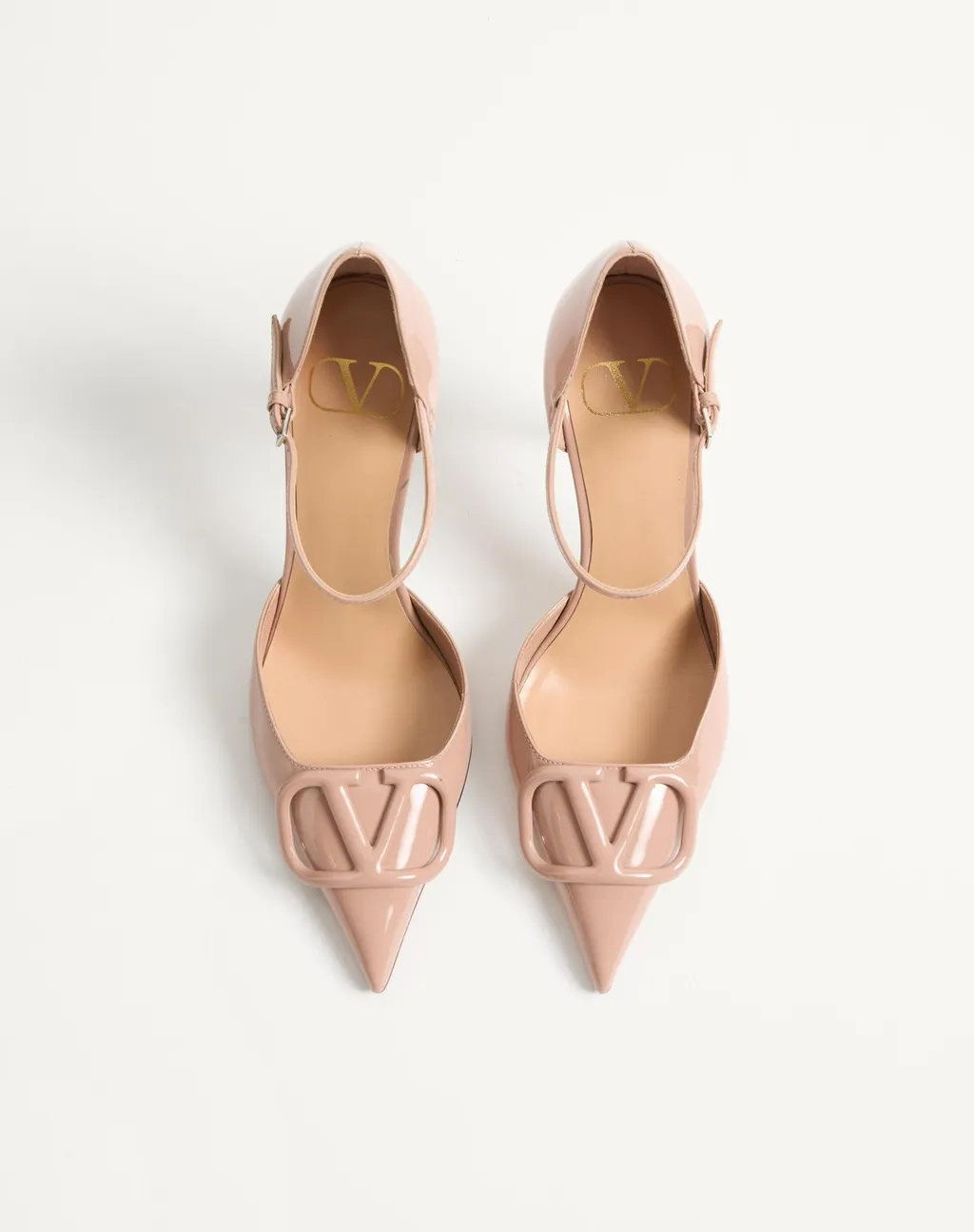 Vlogo Signature D'orsay Patent Leather Pumps 100Mm