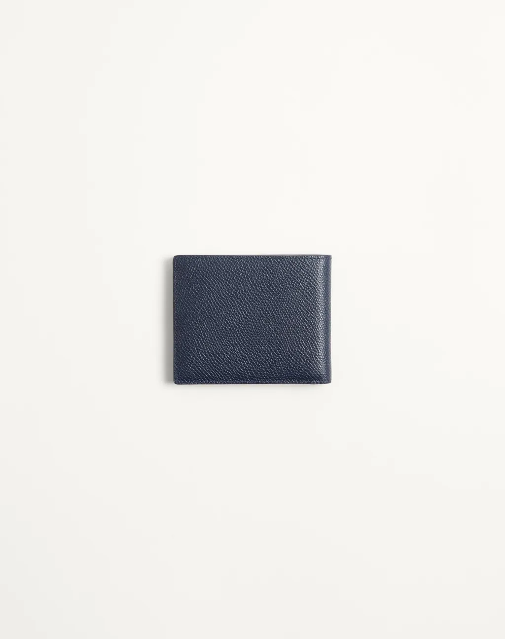 Valentino Garavani Vlogo Signature Grainy Calfskin Wallet