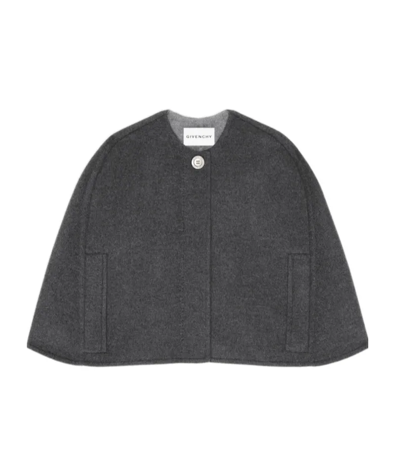 Givenchy Cropped Button-Up Cape