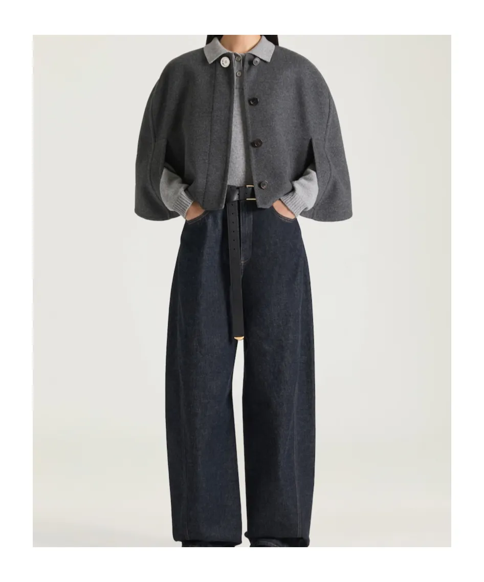 Givenchy Cropped Button-Up Cape