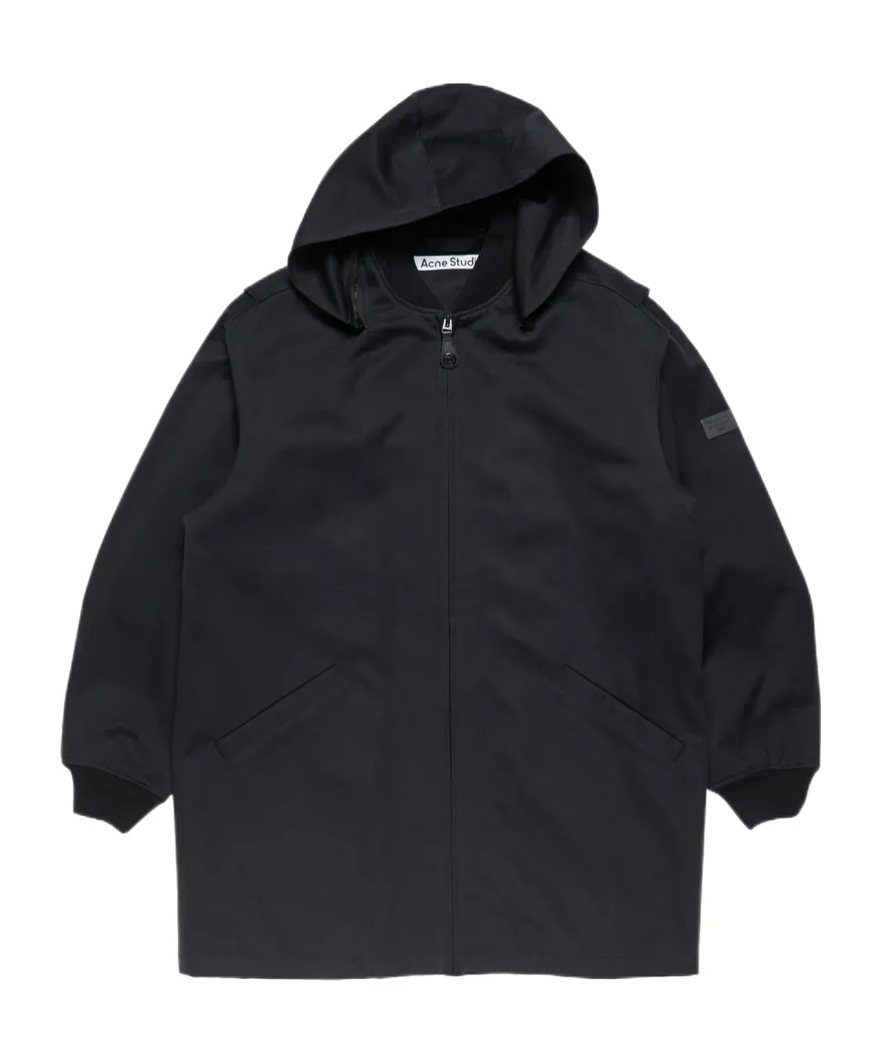 Zip-Up Hooded Coat