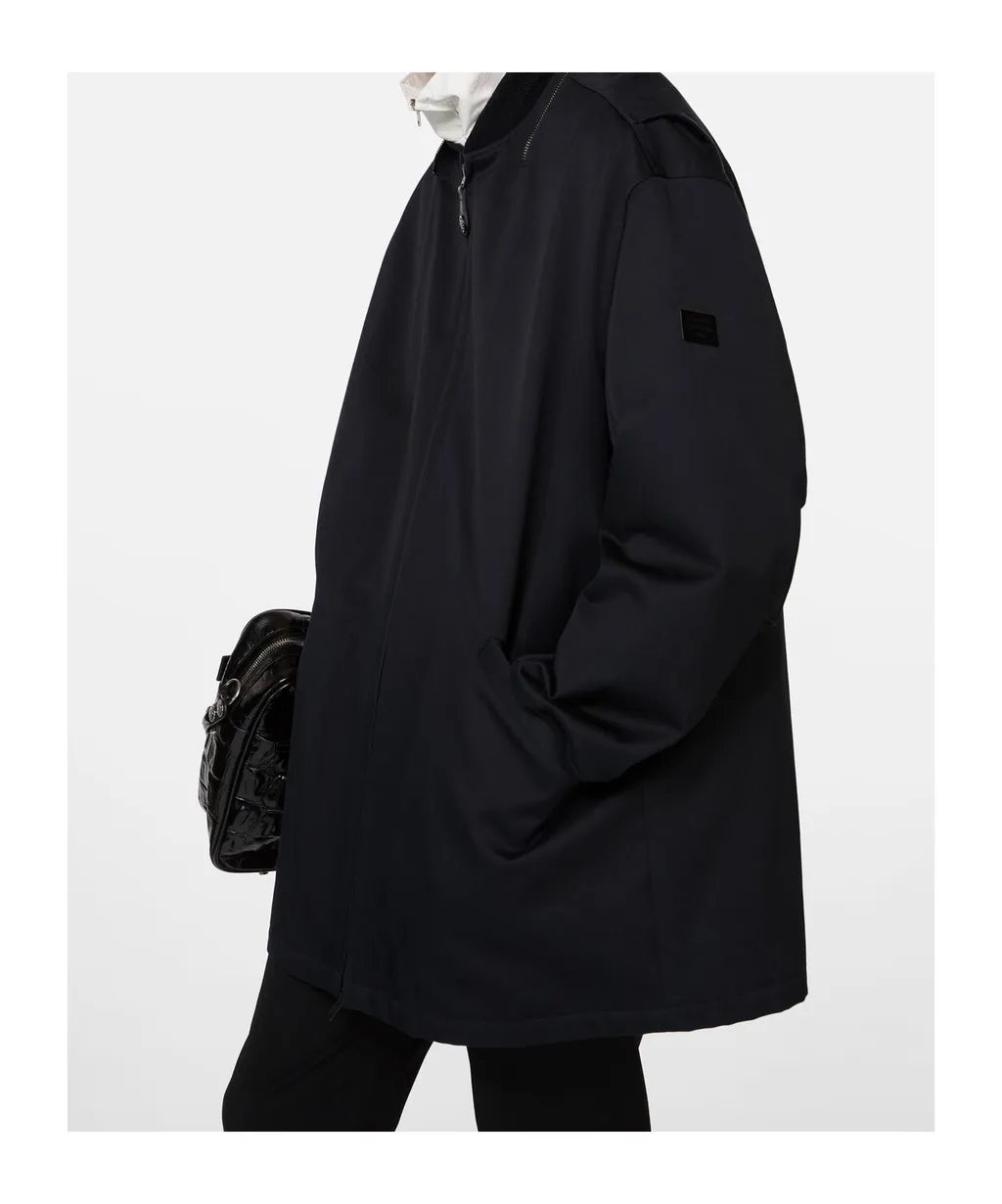 Zip-Up Hooded Coat