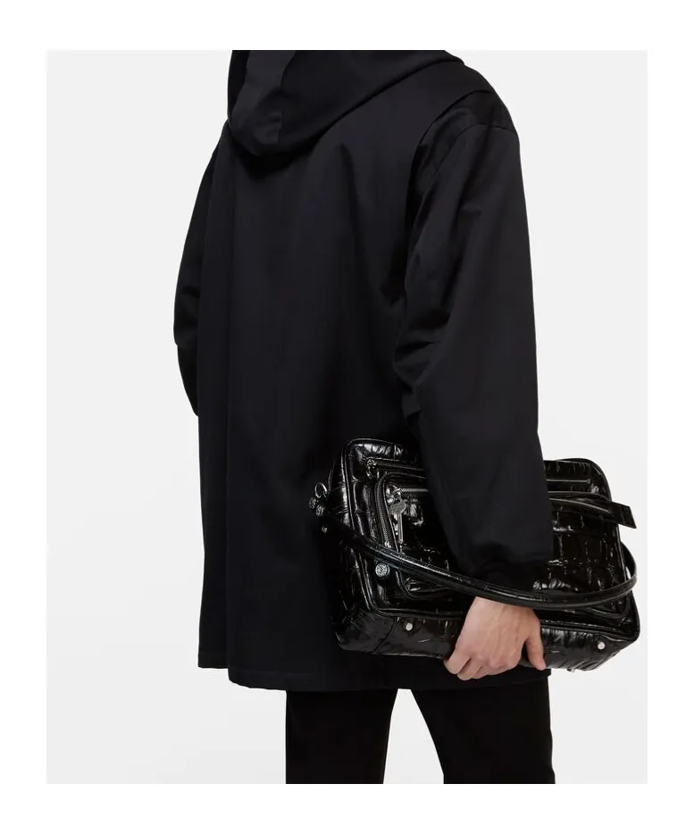 Zip-Up Hooded Coat