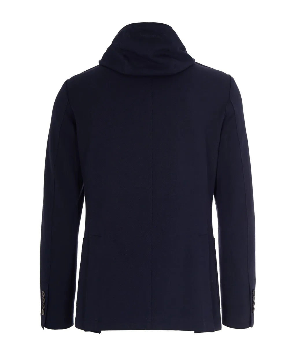 Eleventy Layered Drawstring Jacket