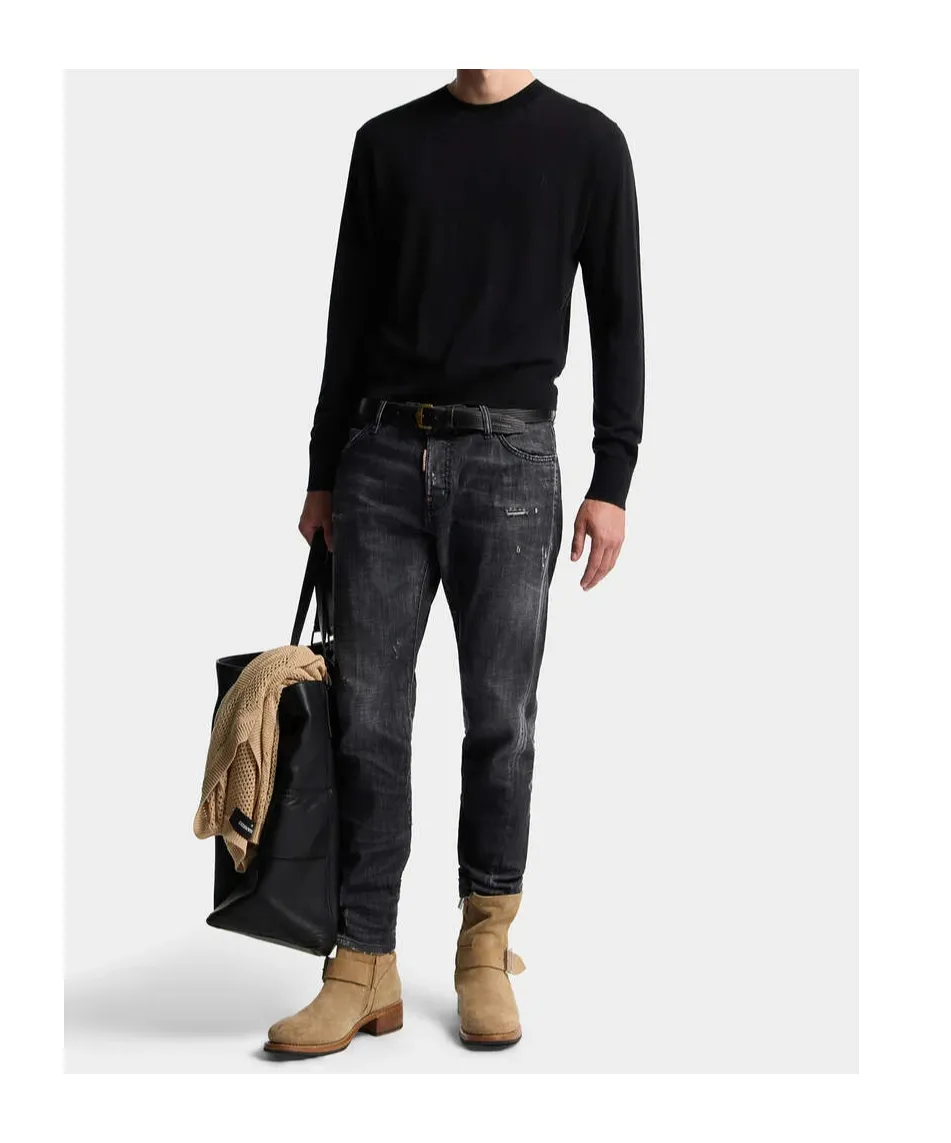 Dsquared2 Distressed Slim-Fit Jeans