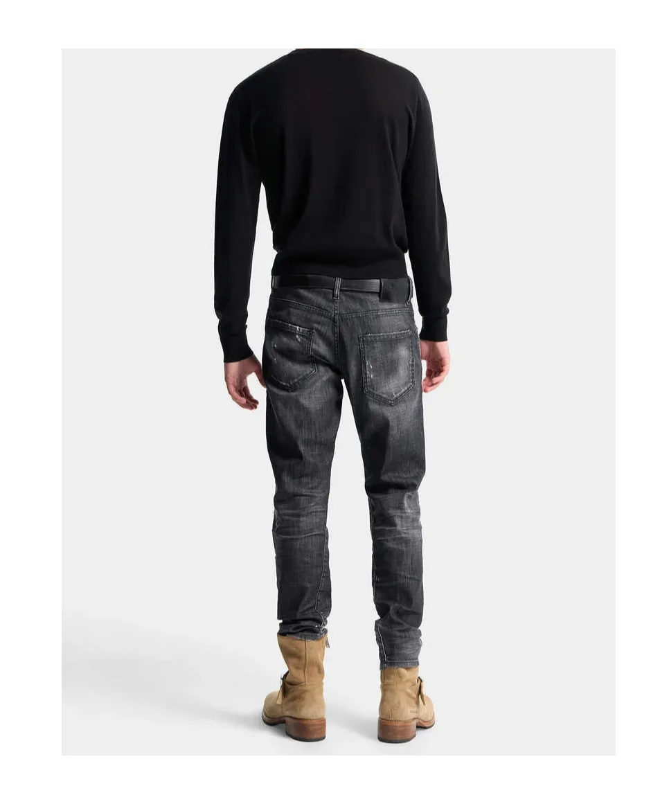 Dsquared2 Distressed Slim-Fit Jeans