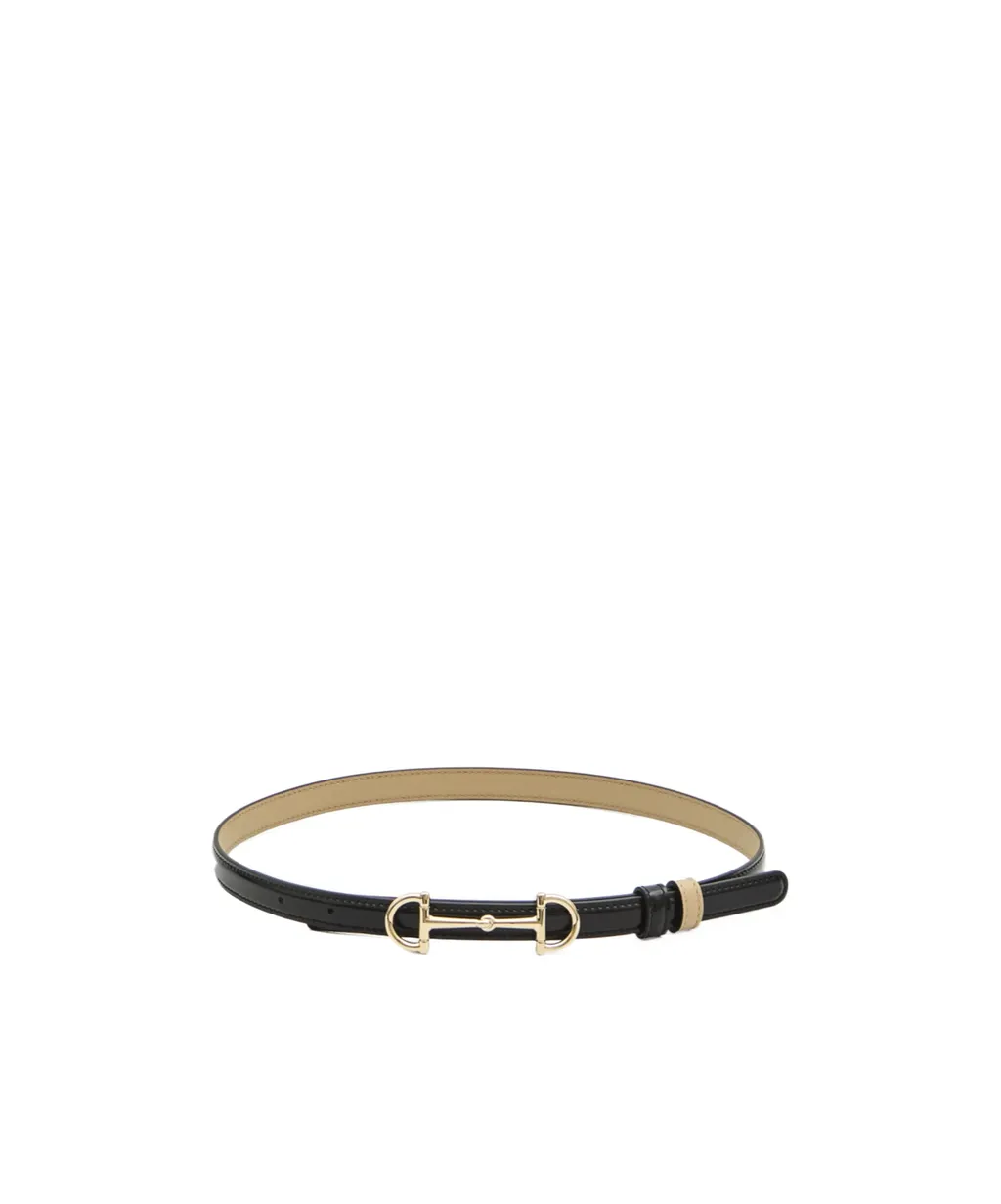 Gucci Horsebit Reversible Thin Belt