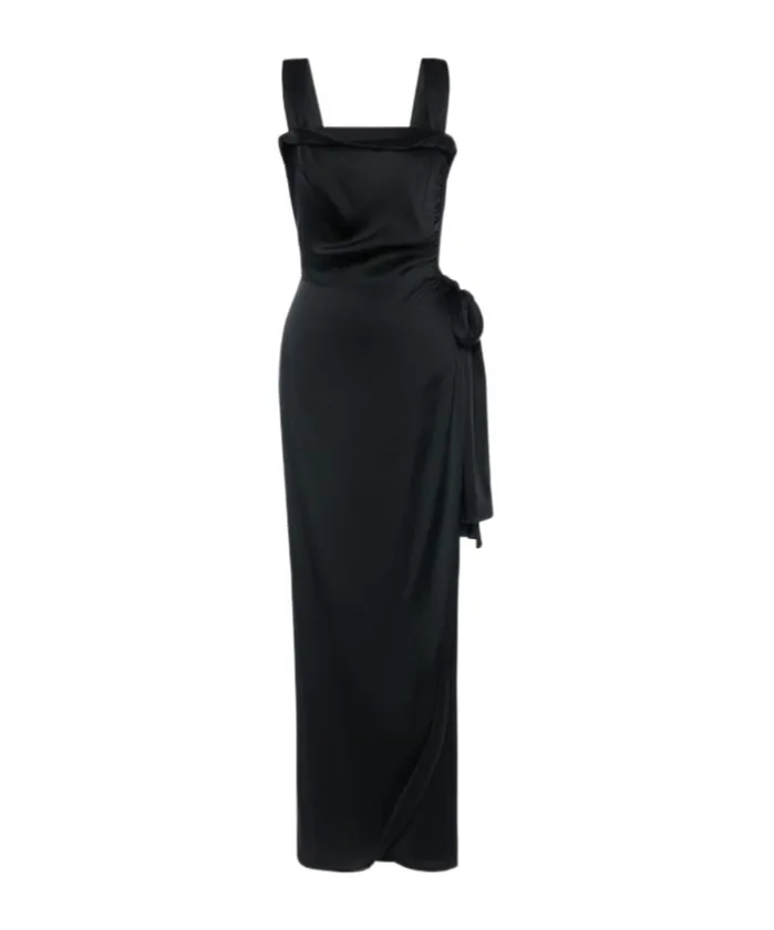 Maison Margiela Satin Maxi Dress