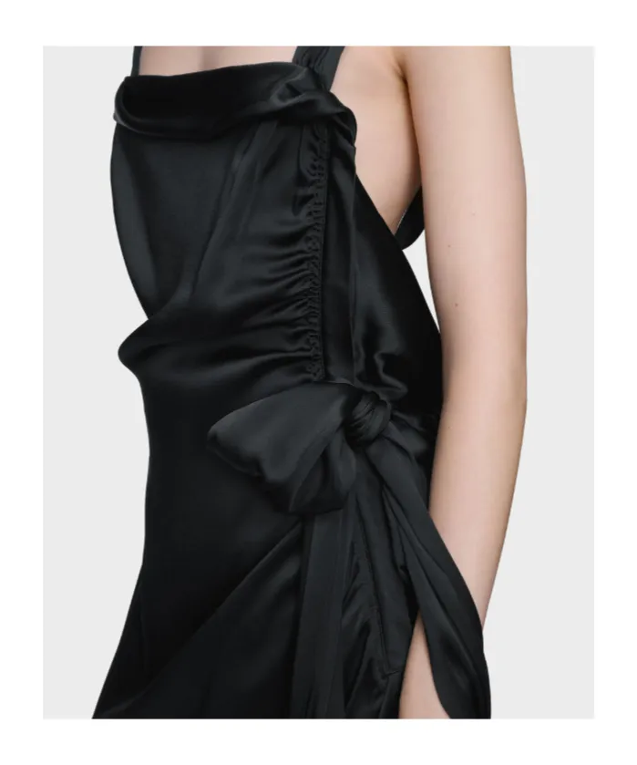 Maison Margiela Satin Maxi Dress