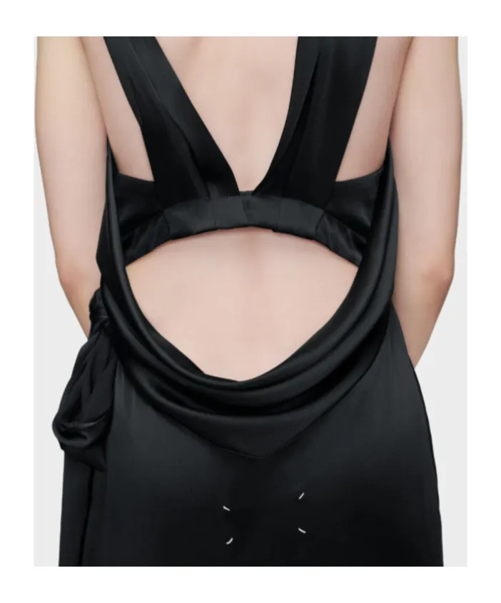 Maison Margiela Satin Maxi Dress