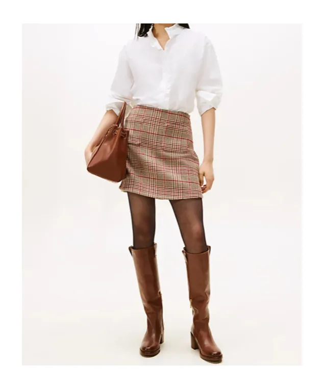 Ruffle Collar Poplin Relaxed Fit Shirt