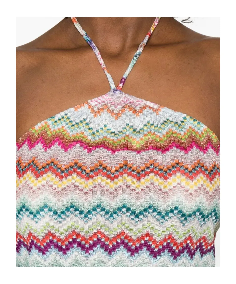 Missoni Zig-Zag Self-Tie Top