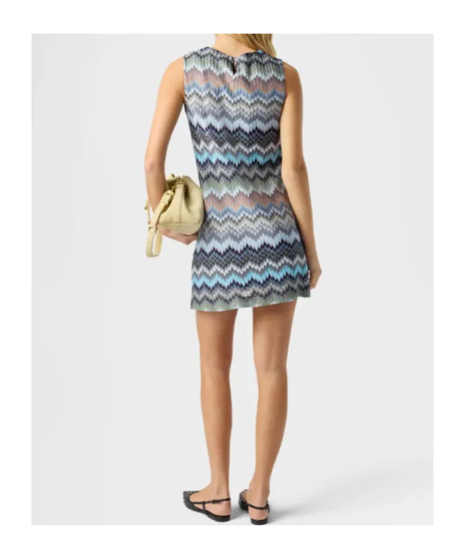 Missoni Sleeveless Chevron Mini Dress